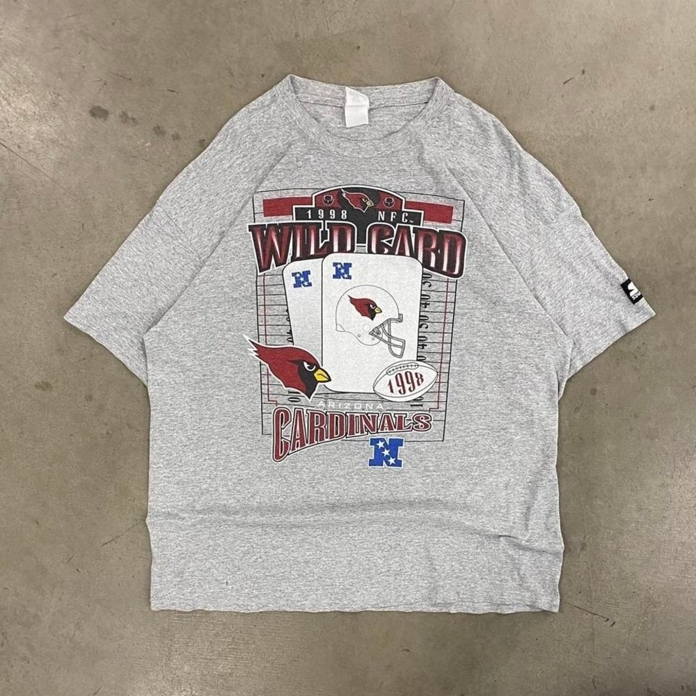 Vintage Arizona Cardinals Starter 1997 NFC Wild Card NFL Playoffs Tee Shirt XL